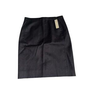 NWT J. Crew Elegant Black Women's Skirt Size 2P